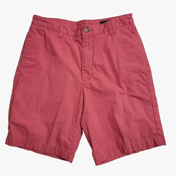 vineyard vines shorts womens 26 tangerine flat front pockets whale logo back - Picture 1 of 11